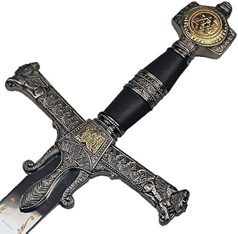 Ace Martial Arts Supply King Solomon Sword w/Star of David with Display Plaque