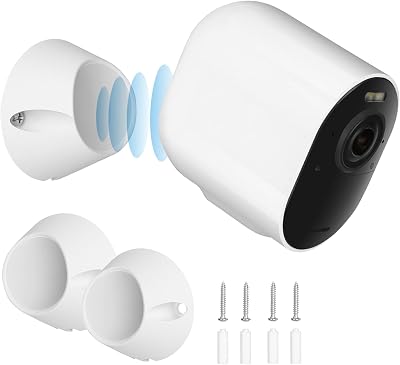 UYODM 2 Pack Magnetic Wall Mounts Design for Arlo Pro 5S 2K, Pro 4, Pro 3, Ultra 2, and Ultra Cameras, Upgrade Accessories for Arlo Easy to Install and Remove, 360 Adjustable to Get the Perfect Angle