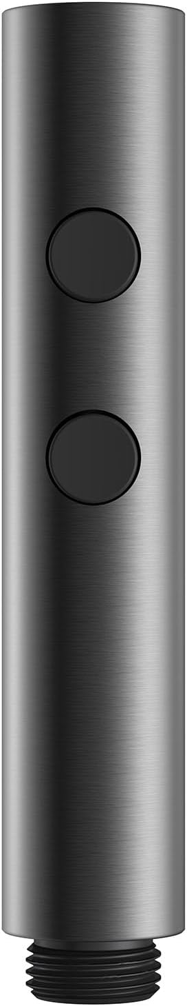 Stainless Steel Bidet Sprayer, Biveah Dual Function Handheld Diaper Sprayer for Kitchen and Toilet Cleaning, Gray, KXS025GB