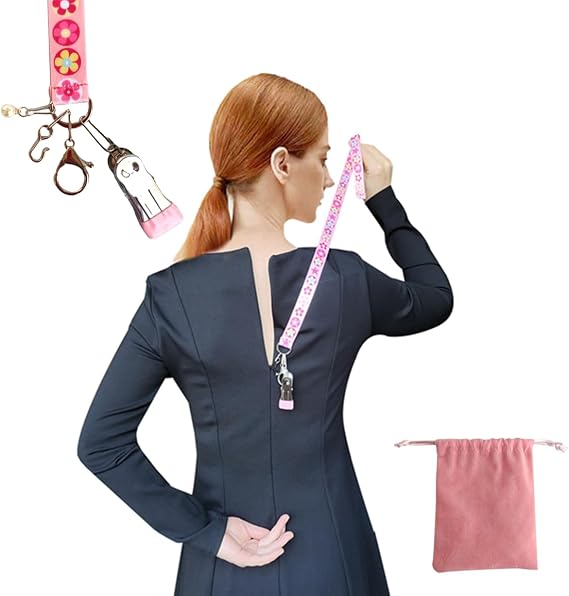 Sexyppl Zipper Helper Pull for Dresses,Dress Zipper Helper with 3 Different Types Hook,Zipper Helper for Dresses Invisible Zippers,Zipper Helper for Boots(Pink), XL240320
