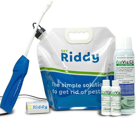 Riddy Green, Customized Home Control Kit, Includes Concentrate, Aerosol, Rechargeable Sprayer, Traps, Gloves, Guide, Made with Natural Ingredients