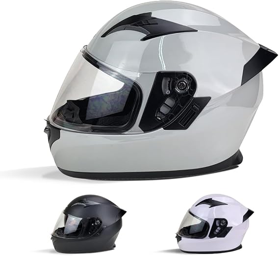 PM-888, Full Face Dual Visor DOT Approved Motorcycle Helmet