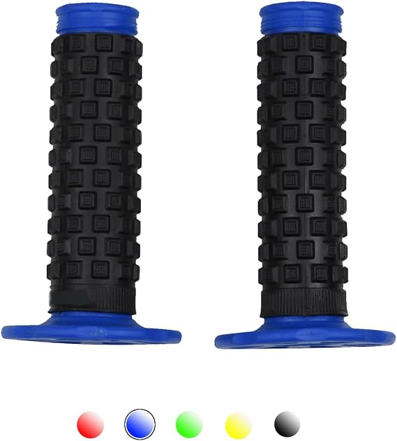 Motorcycle Grips 7/8" Dirt Bike Grips Pillow Top Anti-Slip Advanced Rubber Grips for CR CRF