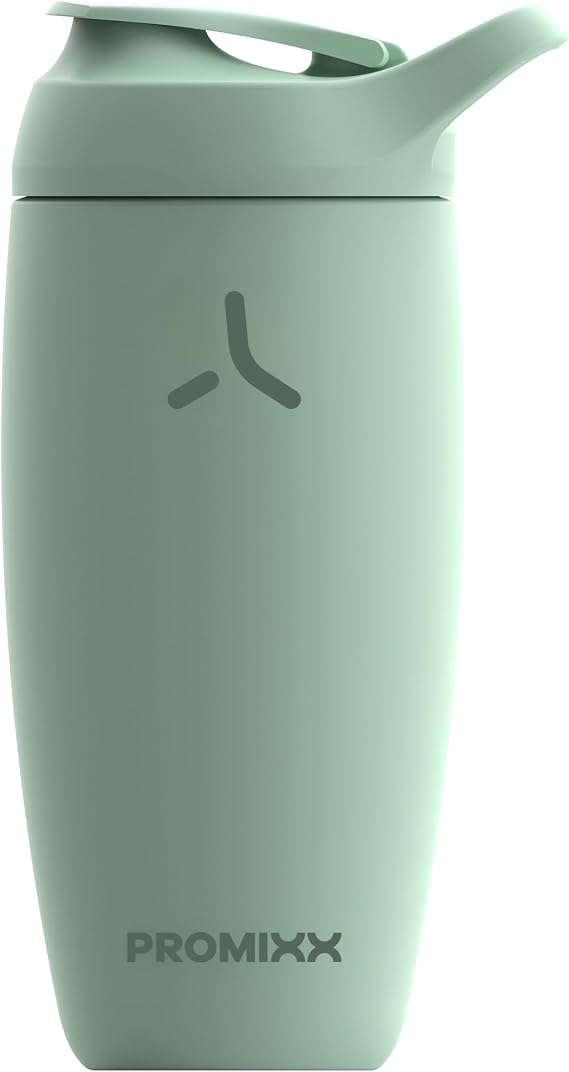 PROMIXX Pursuit Insulated Steel Shaker Bottle 550ml, Seagrass Green