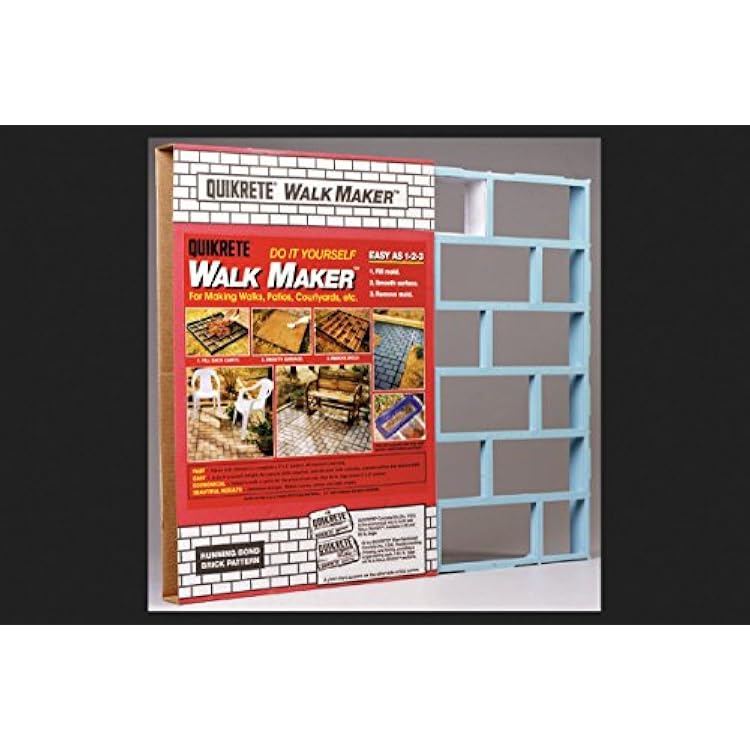 Quikrete Brick Walk Maker - Form-Running Bond Brick Pattern