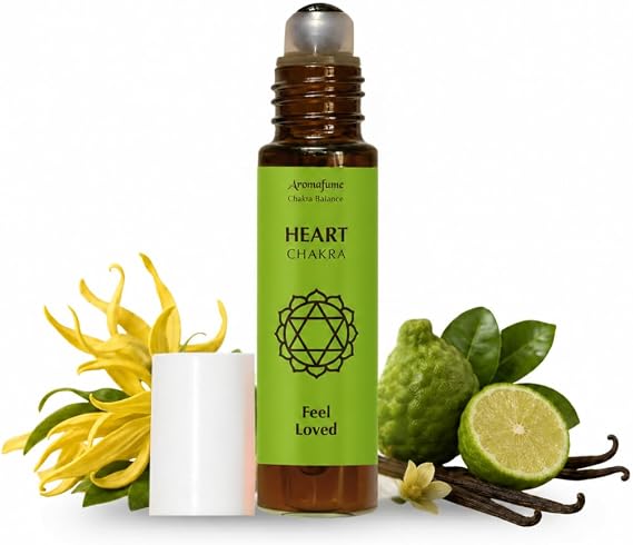 Bergamot & Vanilla Chakra Essential Oil Roll-On Blend 10ml by Aromafume