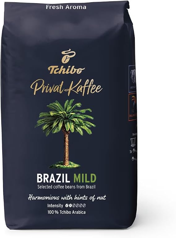 Tchibo Privat Kaffee Brazil Mild Bean Coffee 500 g
