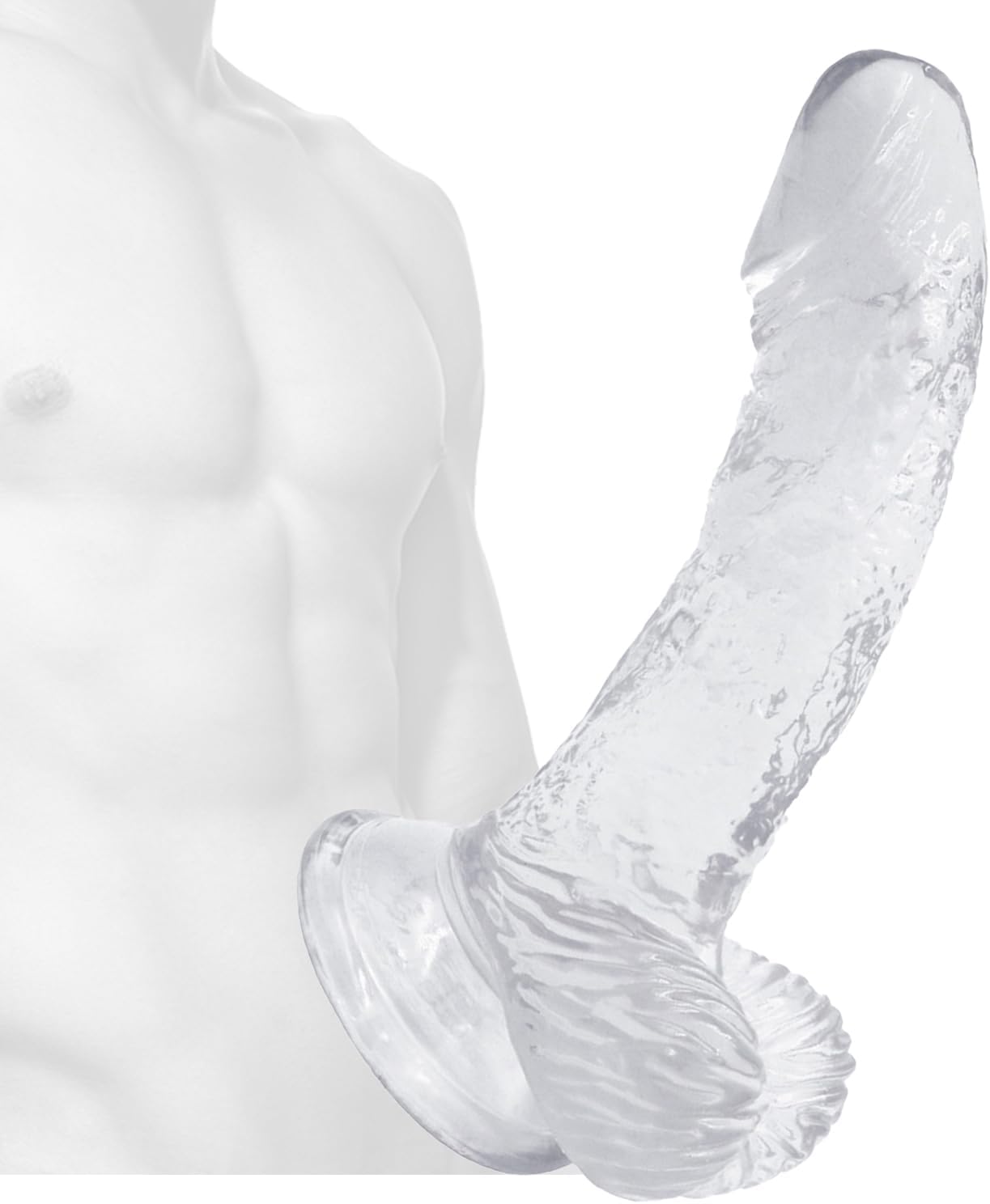 Silicone Material Body Relax 6.1 inch Realistic Classic Wand, Best Choice as a Gift for Women 6w9e