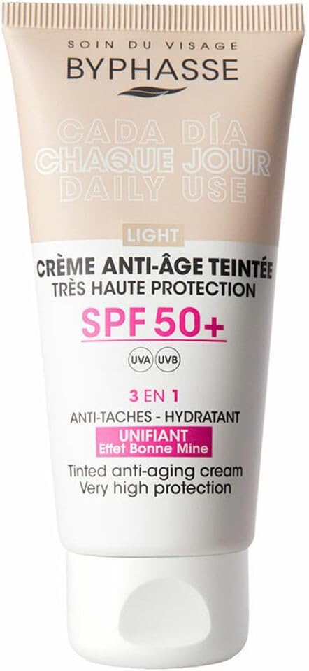 Anti-Ageing Facial Cream with Colour SPF50+ 50 ml
