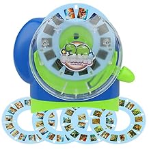SeptCity 3D View Toy for Kids, Classic Discovery Animal Dinosaur Viewer Set Viewfinder with 4 Reels (Navy)