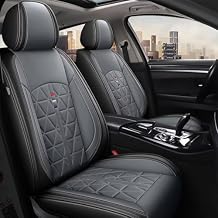 Front Seat Covers Fit for Suzuki Grand Vitara 2003-2013: Car Seat Covers Leather Waterproof Automotive Seat Covers Car Seat Cushion Black,Only Front 2 Seats