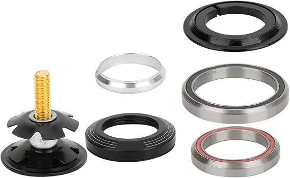 Cycling Headset Headset Integrated Headset for Tapered Forks Aluminium Alloy Replacement Accessory
