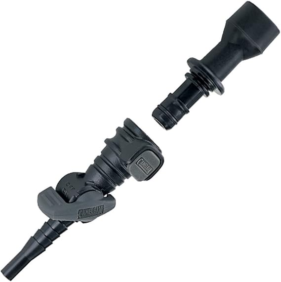 CamelBak HydroLock Tactical Conversion Kit, OneHanded Flow Control and Big Bite Valve for MOLLE Drink Tubes, Black