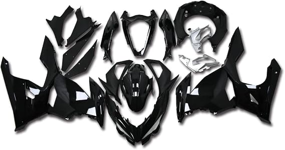 Glossy Black Injection Mold Fairing Fit for KAWASAKI NINJA 400 EX400 400R 2018 2019 2020 New ABS Plastics Bodywork Body Kit Bodyframe Body Work 18 19 20