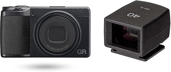 Ricoh GR IIIx with External mini Finder.