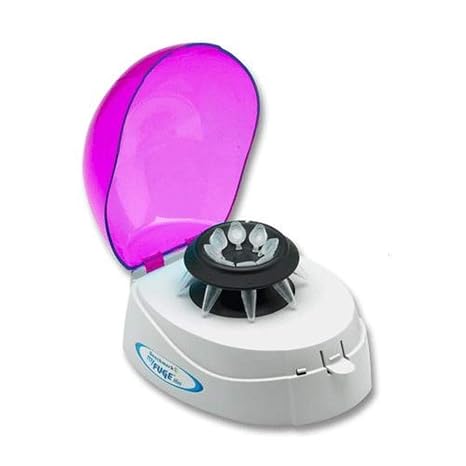 Benchmark Scientific C1008-B-E MyFuge Mini Centrifuge with Blue Lid and 2 Rotors, 100-240V, Euro Plug
