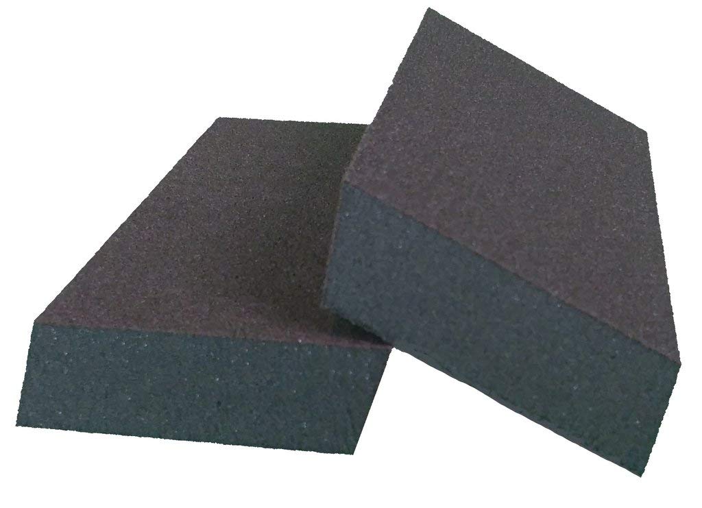 Dual Angle Drywall Sanding Sponges - MediumFine Dual Grit - 24 Count Contractor Pack