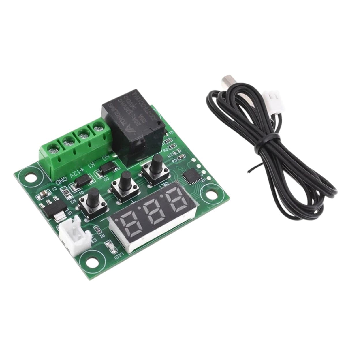 W1209 Digital Thermostat Controler 12V Heat Cool Temp Board Sensor New 2025 for Arrival High for Reliable Electronic Component, Precision, Stable Performance