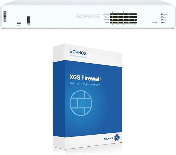 Sophos XGS 116 Next-Gen Firewall with Standard Protection, 1-Year (US Power Cord) (JA1B1CSUS)