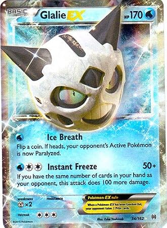 Pokemon - Glalie-EX (34/162) - XY Breakthrough - Holo