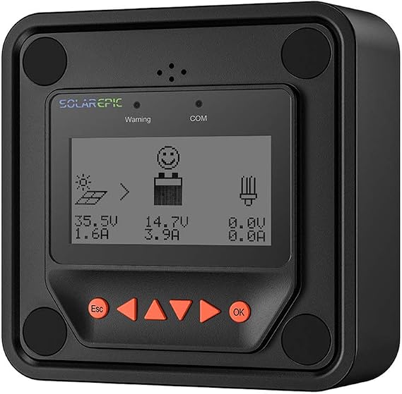EPEVER MT-52 Remote Meter LCD Display fit for Tracer an BN G3 Series MPPT Charge Controller