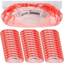 Gueevin 36 Pcs Smoke Detector Cover Smoke Alarm Dust Paint Cover for Home Fire Alarm (Red)
