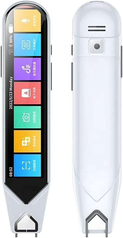 Scan Reader Pen, Reading Pen for Dyslexia,Smart Voice Translator Pen,116 Languages Translator Device, OCR Digital Reader Pen Supports Speech & Scan to Text Translation, for Meetings Travel Learning