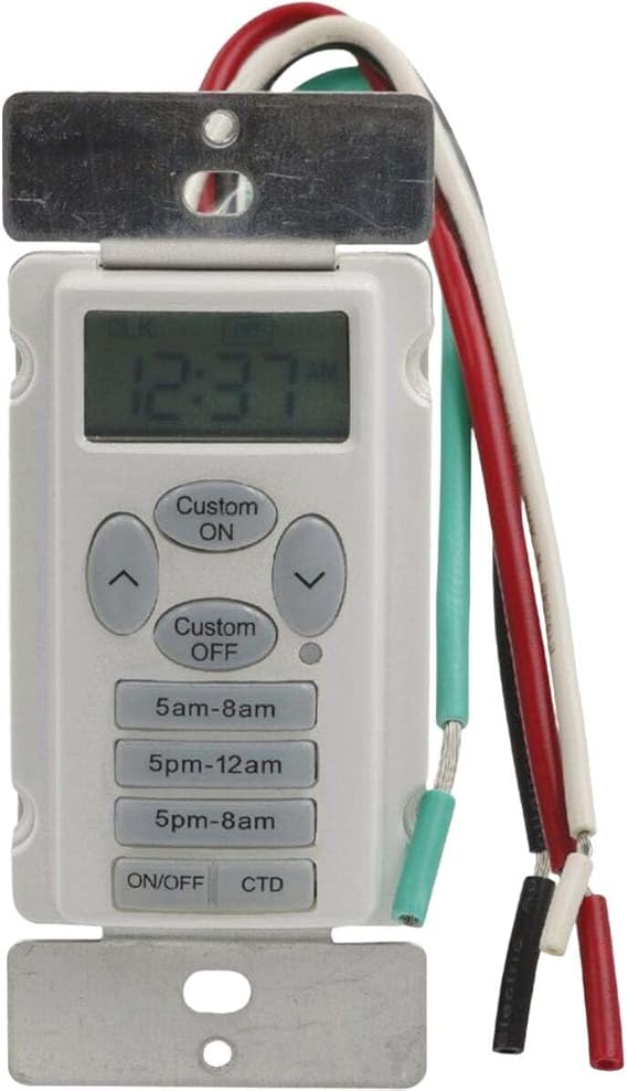 PRIME EZ Set 15-Amp Digital Residential Hardwired Countdown Lighting Timer