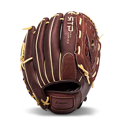 Franklin Sports Baseball Gloves - RTP Pro Adult  Kids Baseball Mitt - Outfield  Infield Gloves