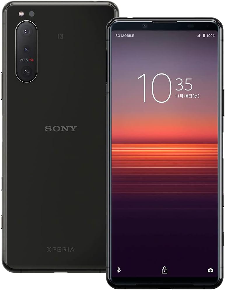 Refurbished Sony Xperia 5II  SIM Free Smartphone  Waterproof  Dustproof  Snapdragon 865  Storage 256 GB  Black  XQ-AS42 B Refurbished
