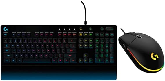 Logitech G213 - G102 Oyuncu Siyah Klavye-Mouse Seti