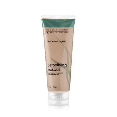 RD Alchemy - 100% Natural & Organic Detoxifying Masque - Pore Cleansing Treatment, Blackhead Remover Clay Face Mask Cleanses & Detoxifies Acne Prone, Congested Skin