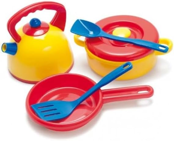 Dantoy EARLY LEARNING DURABLE KIDS CHILDRENS PLAY KETTLE & POT SET