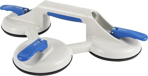 BOHLE Glass Panel Lifter Plastic 3-Head Load Capacity 90 kg