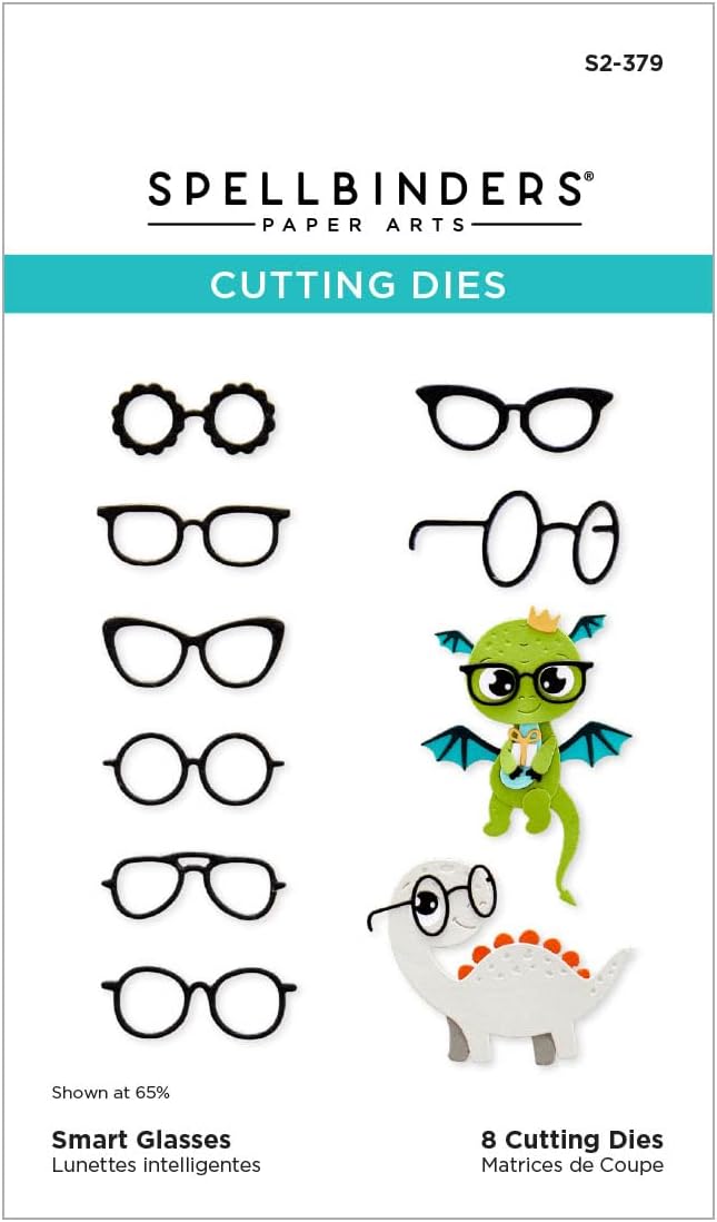 Spellbinders Smart Glasses Etched Dies, Metal