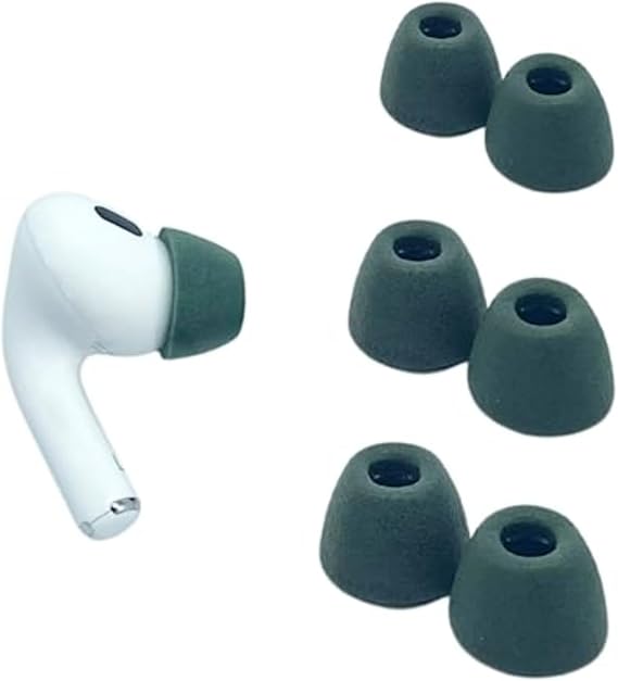 Comply Apple AirPods Pro Generation 1 & 2 için Köpük Kulak Uçları, Çeşitli S, M & L, Çam Yeşili, 3 Çift - Üstün Konfor, Sarsılmaz Uyum, Hafızalı Köpük Kulaklık Değiştirme İpuçları, ABD'de Üretilmiştir