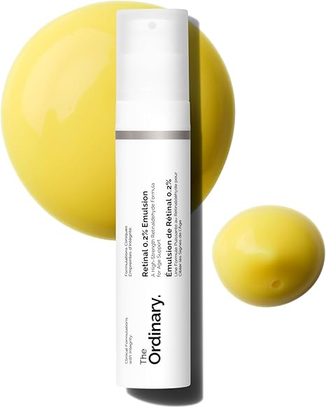 The Ordinary Retinal 0.2% Emulsion, High-Strength Retinoid Serum for Advanced Anti-Aging Support, 15ml