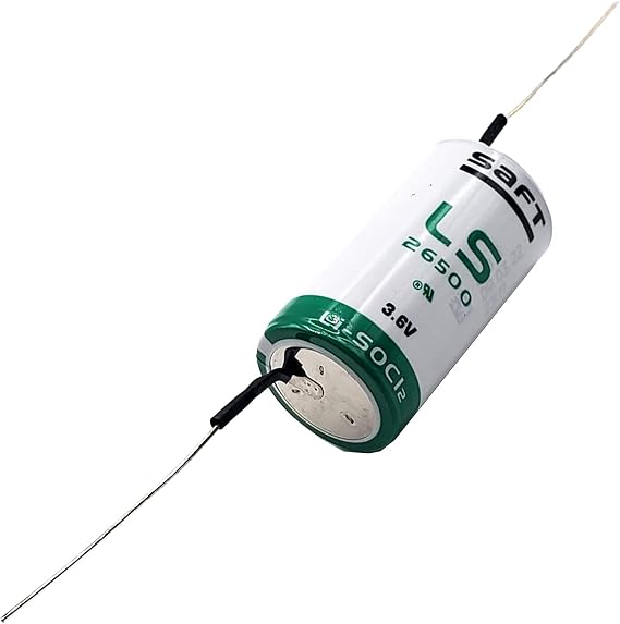 Saft LS26500 AX C Battery 3.6V 7700mAh Lithium Thionyl Chloride for Emergency Backup, Data Collection, AMR Add-ons, Smoke Alarms, Carbon Monoxide Detectors, Intrusion Sensors MFG PN 700068