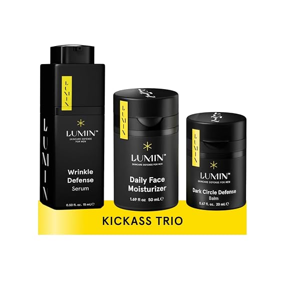Lumin Kickass Trio | Anti-Aging Skincare Kit for Dark Circles & Wrinkles