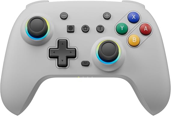 Switch コントローラー ワイヤレス ホール効果スティック RGBライト 背面ボタン付き スイッチ コントローラー TURBO連射 4段階振動調整 6軸ジャイロセンサー 800mAhバッテリー Switch/Switch2/PC/Android/IOSに対応 プロコン