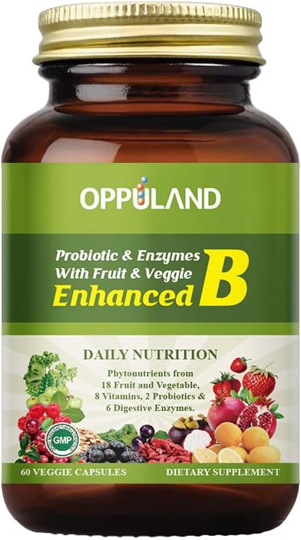 Vitamin B Complex-Vitamin B Supplement-Promotes Immune Health-60 Veggie Capsules