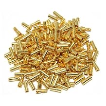 50 Pairs ShareGoo 3.5mm Male Female Gold Banana Plug Bullet Connector Plug for RC Battery ESC Motor with 1 Lipo Battery Strap