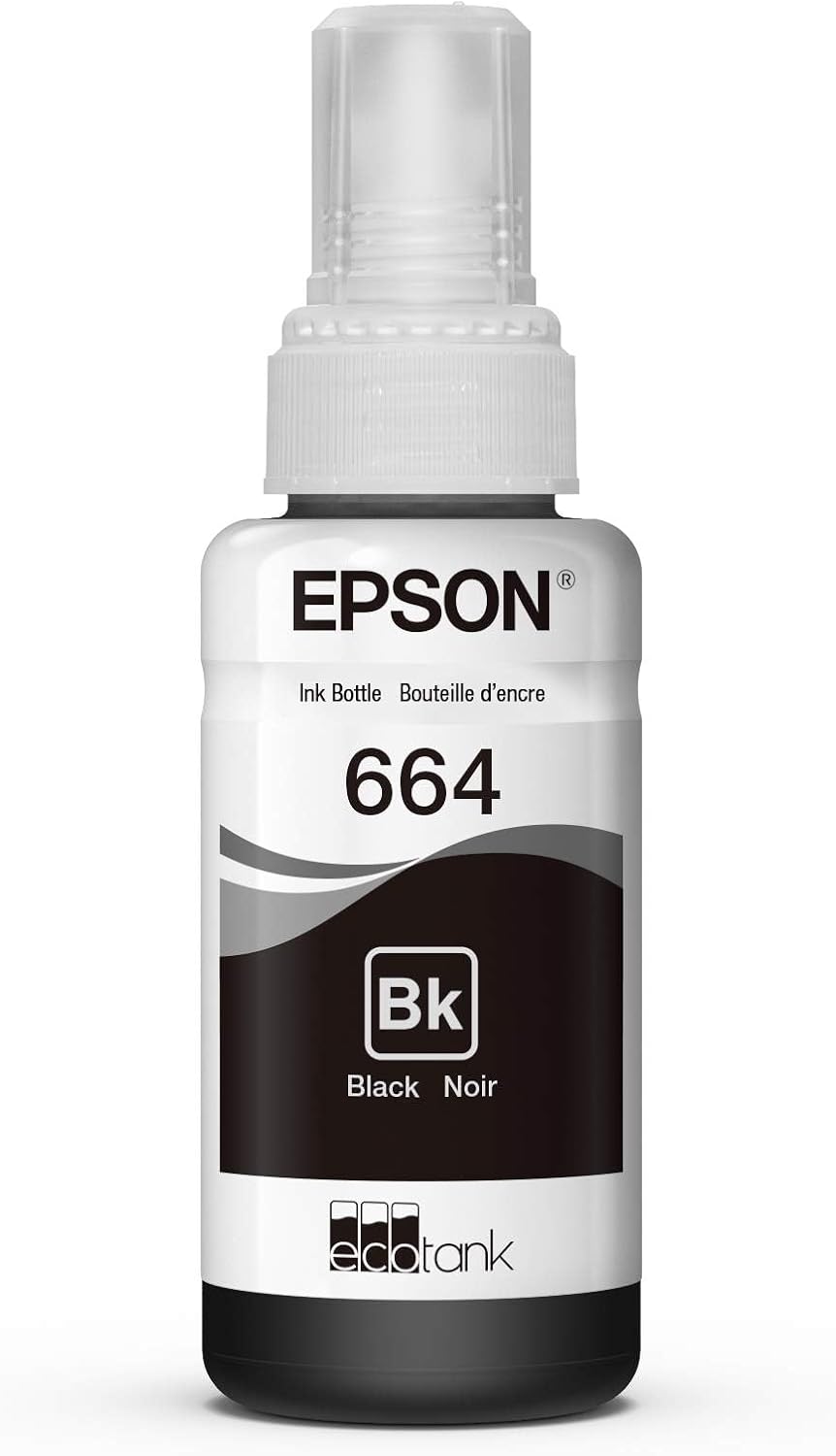 Epson Orijinal Mürekkep Sisesi T6641 Siyah Ecotank ET-14000 / ET-2500 / ET-2550 / ET-45 için