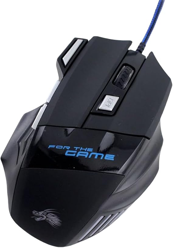 Wired Gaming Mouse 7 Button USB Computer Accessories RGB Backlight Adjustable Optical Mouse for PC Laptop Desktop