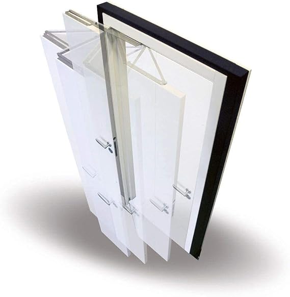 Milcasa Compack 180 Degrees - Bi-Fold Door Hardware Kit, Folding Door Hardware Set, Commercial Grade Hinge System.