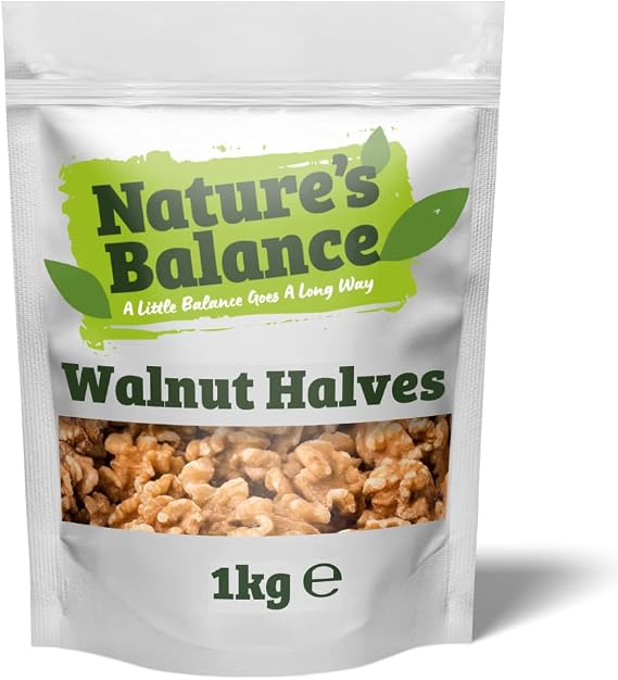 Nature's Balance Walnuts 1kg | Raw Walnut Halves