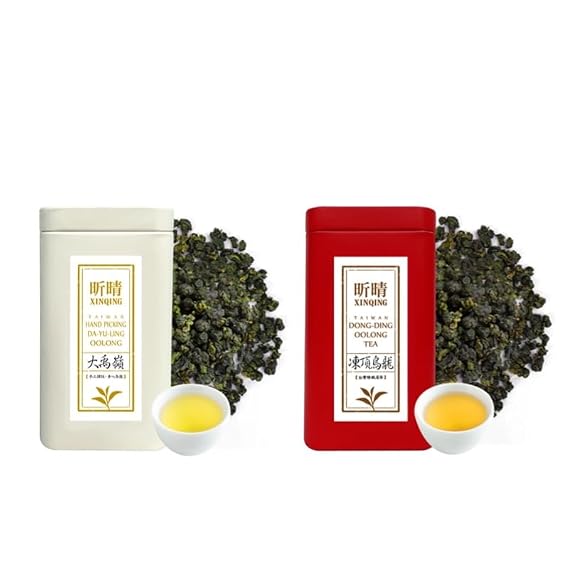 Xin Qing Taiwan Oolong Tea and Dayuling Oolong Tea