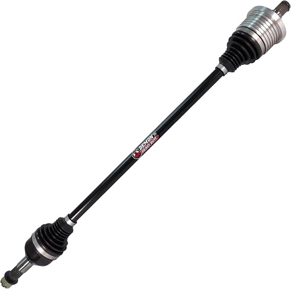 Demon Powersports Front Left Heavy Duty Lift Kit Axle for Can-Am Defender HD5/HD8/HD9/HD10, Max HD8/HD10, Unique Boot Design Heat Reduction for 6-inch SUPER ATV Lift Kit (See Fitments in Description)