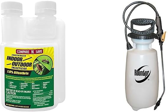 Compare-N-Save 7.9% Bifenthrin Insect Control and Roundup 2 Gallon Sprayer Bundle