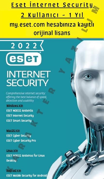 Eset İnternet (Smart) Security - 2 Cihaz (Windows, macOS, Linux) - 1 Yıl* Online Teslim - Dijital Lisans